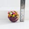 Handcrafted Miniature Flower Basket with Multicolor Tulips