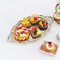 Handcrafted Miniature High Tea Set with Pastries and Macarons