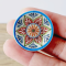 Miniature Ceramic Plates with Blue Floral Design – Set of 3