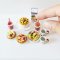 Miniature Dessert Set with Cake, Pastries, and Drinks