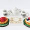 Miniature Breakfast Set with Coffee and Pastries – 1:12 Scale