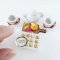 Miniature Tea Set with Dessert and Chocolates – 1:12 Scale