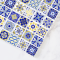 Blue and Yellow Ceramic Tiles 15mm Set 16 Pcs