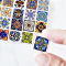 Miniature Ceramic Tile Set with Multicolor Patterns – 33 Pieces