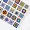 Miniature Ceramic Tile Set with Multicolor Patterns – 33 Pieces