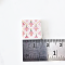 Miniature Ceramic Tile Set with Pink and Pastel Patterns – 20 Pieces