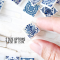 Ceramic Tile Set with Blue Delft Patterns – 40 Pieces