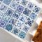 Ceramic Tile Set with Blue Delft Patterns – 40 Pieces