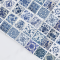 Ceramic Tile Set with Blue Delft Patterns – 40 Pieces