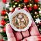 Handcrafted Christmas Reindeer Miniature Plate