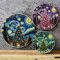 Van Gogh-Inspired Christmas Tree Miniature Plates Set