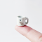 Handmade miniature mugs with charming bunny designs, perfect for farmhouse dollhouse decor or as unique collector gifts.