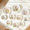 Miniature Bunny Plate Set – 10 Pieces, Easter Dollhouse Decor