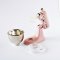 Dollhouse Miniatures Kitchenware Electric Hand Whisker Kitchen Aid Mixer Metal Pink