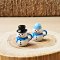 Dollhouse Miniatures Ceramic Snowman Cup Mug Tiny Doll Christmas Gift Figure Toy