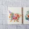 2 Pcs Water Color Flower Picture on Wood(copy)