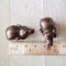 Set 2 Pcs. Miniatures Black Thai Elephant