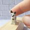 Miniature Figurine Mini Ceramic Hand Painted Brown Dog Collectibles Gift