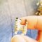 Miniature Figurine Mini Ceramic Hand Painted Brown Tiger Cat Kitten Collectibles Gift