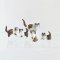 Dollhouse Miniatures Ceramic Cat Kitten