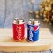 Dollhouse Miniatures Coca Cola Coke Pepsi Soda Can Drink Beverage