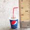 Dollhouse Miniatures Beverage Drink Soda Ice Pepsi Cup  x 1 Pcs
