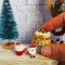 Dollhouse Miniatures Cake Bakery Christmas Gift Set