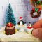 Dollhouse Miniatures Cake Bakery Christmas Gift Set