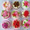 14 Mix Rose Cake Dollhouse Miniature Food Bakery Barbie Decor Tiny Wholesale Lot