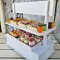60x Bakery Cake Pie Wooden Cabinet Dollhouse Miniatures Food Christmas Gift Set