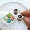 Dollhouse Miniature Food Bakery Dunkin Donuts Doughnut Ceramic Coffee Tea Cup Mug Set