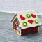 Dollhouse Miniature Christmas Gingerbread House Sweet Food Bakery X'mas Gift Set