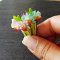 Dollhouse Miniatures Clay Flowers Orchid Cattleya  Fairy Garden Decoration Handmade Collectibles