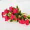 5x Red Mini Plumeria Clay Flowers Handmade Dollhouse Miniature Fairy Garden Decoration