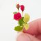 Red Rose Miniatures Handmade Clay Flowers