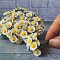 Daisy Mulberry Paper Flower Crafts Handmade Wedding Card Scrapbooking Miniature