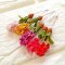 Dollhouse Miniature Colorful Hyacinth Clay Flowers Fairy Garden Home Decoration