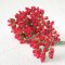 50 Pcs Red Rose Mulberry Paper Flower for Scrapbook Craft  Wedding Card