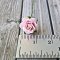100x Light Pink Rose Mulberry Paper Flower Crafts Handmade Wedding Card Scrapbooking Miniature Handcrafted