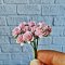 100x Light Pink Rose Mulberry Paper Flower Crafts Handmade Wedding Card Scrapbooking Miniature Handcrafted