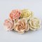 5x Rose Mulberry Paper Flower Crafts Handmade Wedding Card Scrapbooking Miniature Handcrafted(copy)