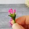 Dollhouse Miniature Light Pink Tulip Clay Flowers