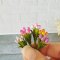 Dollhouse Miniatures Colorful Tulip Clay Flowers