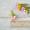 Dollhouse Miniatures Colorful Tulip Clay Flowers