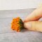 Dollhouse Miniatures Orange Tulip Clay Flowers