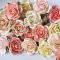 5x Rose Mulberry Paper Flower Crafts Handmade Wedding Card Scrapbooking Miniature Handcrafted(copy)