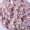50x Light Purple Mulberry Paper Flower Crafts Handmade Wedding Card Scrapbooking Miniature