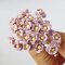Mulberry Paper Purple Flower Scrapbooking Handcrafts Card Supplies Wholesale Lot 500 Pcs