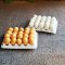 Dollhouse Miniatures Food Groceries 40 Eggs in Plastic Tray Set