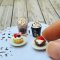 Dollhouse Miniatures Cake Bakery Coffee Cup Set